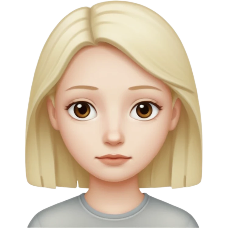 Calm outside crazy inside emoji