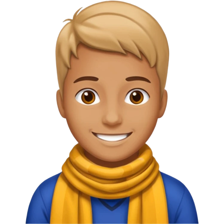 Fan with Team Scarf emoji