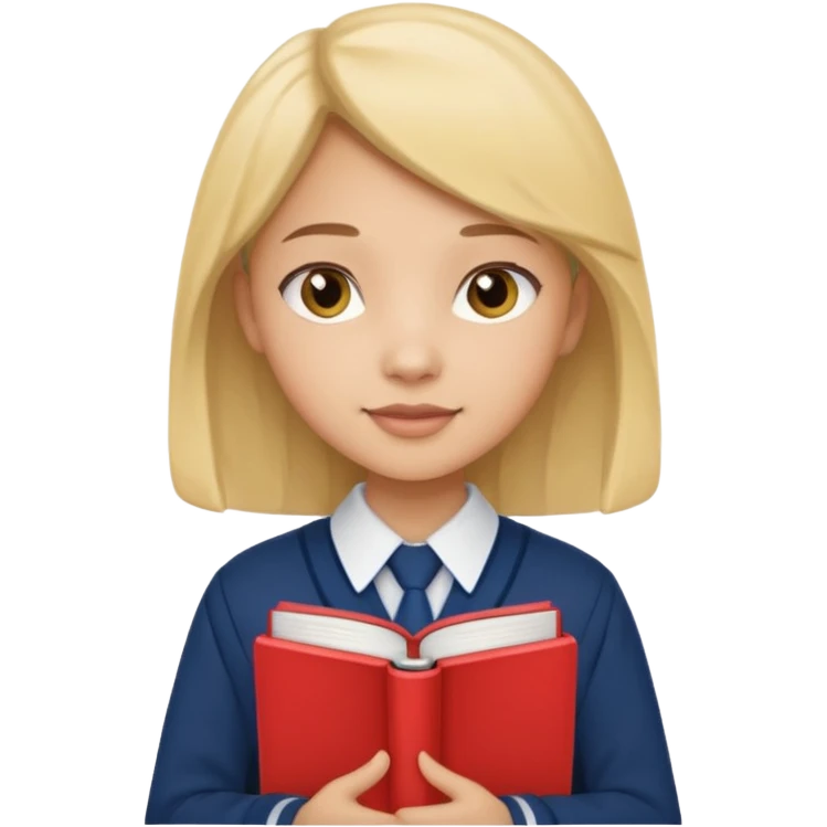 دختری که در مدرسه است emoji