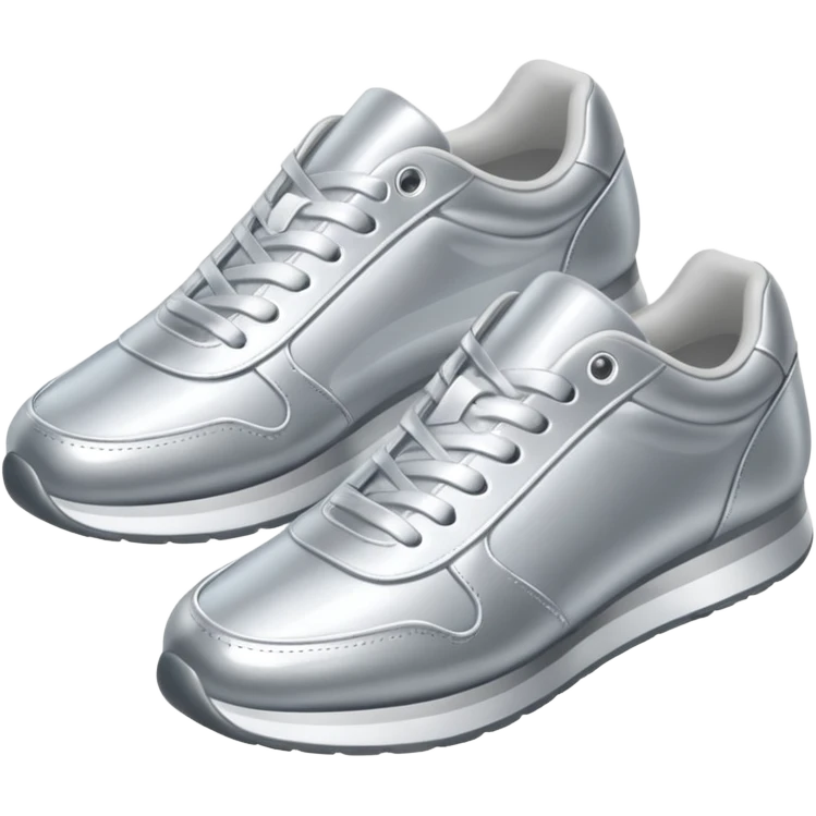 zapatillas plateadas emoji
