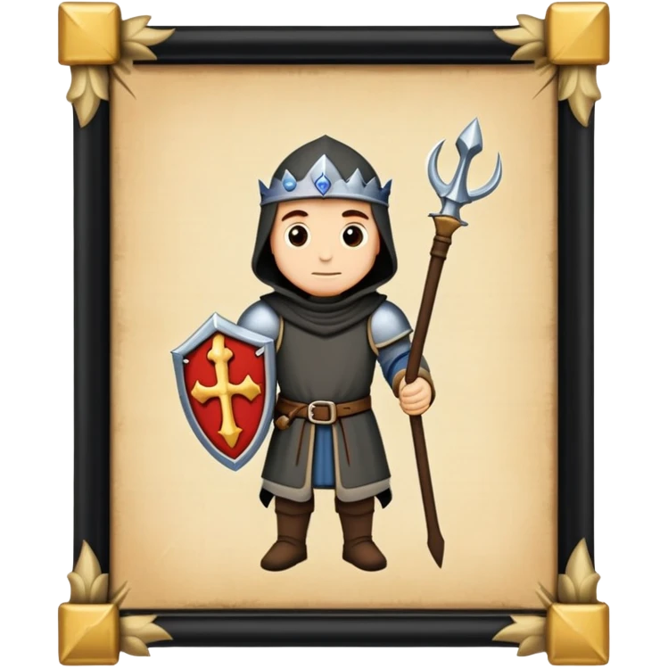 A Medieval quest emoji
