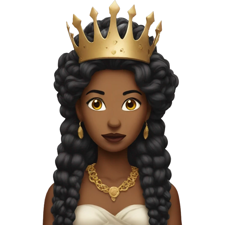 Savage queen emoji