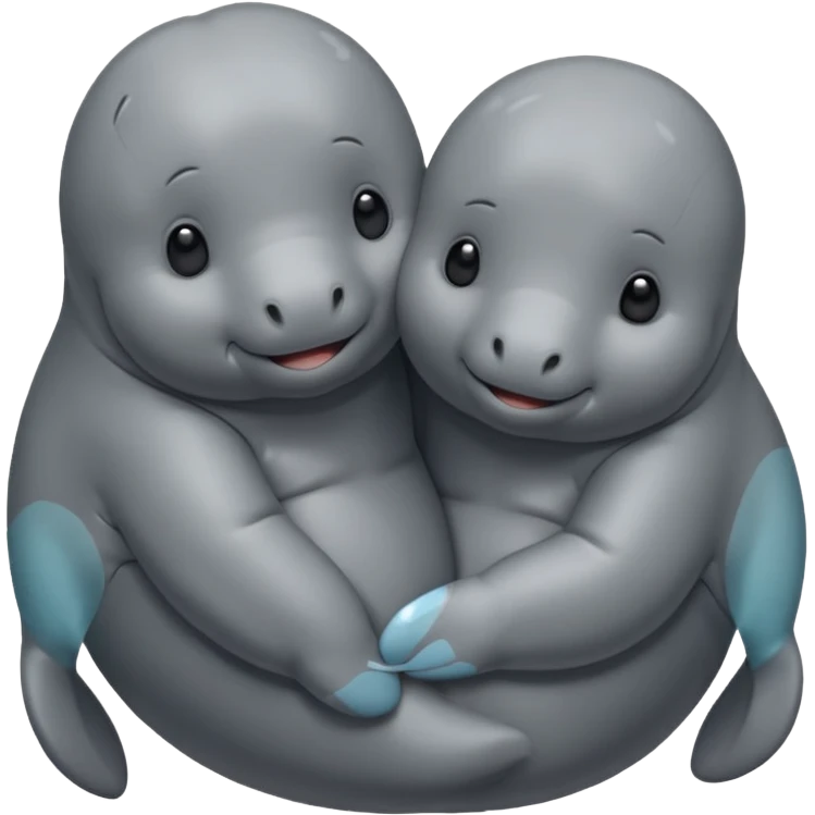 love couple manatee emoji