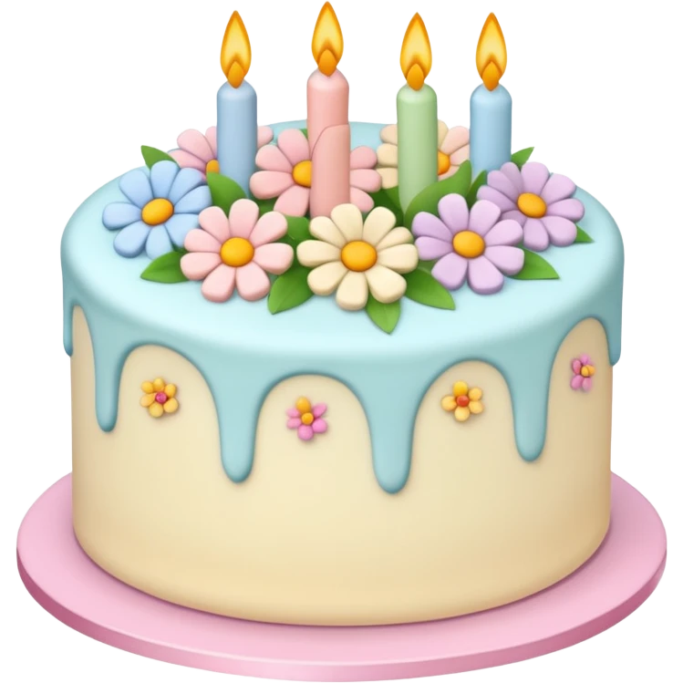 Spring cake emoji