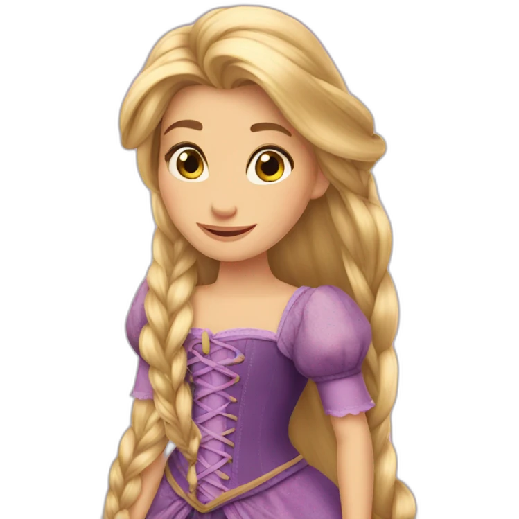 Rapunzel emoji