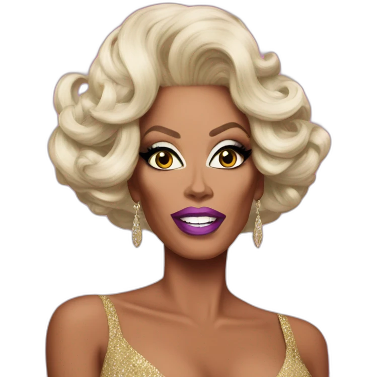 rupaul intensifies emoji