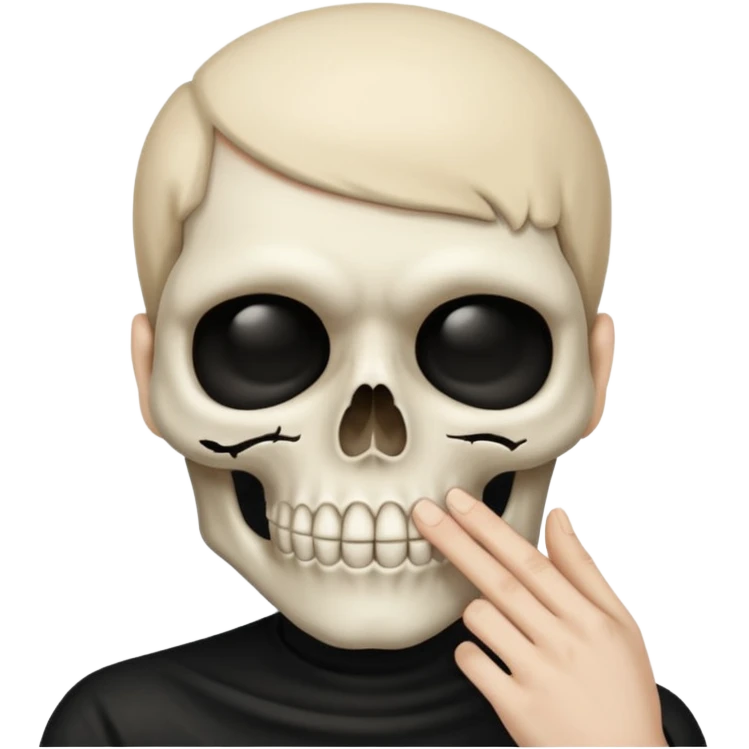 ☠️🤫 emoji