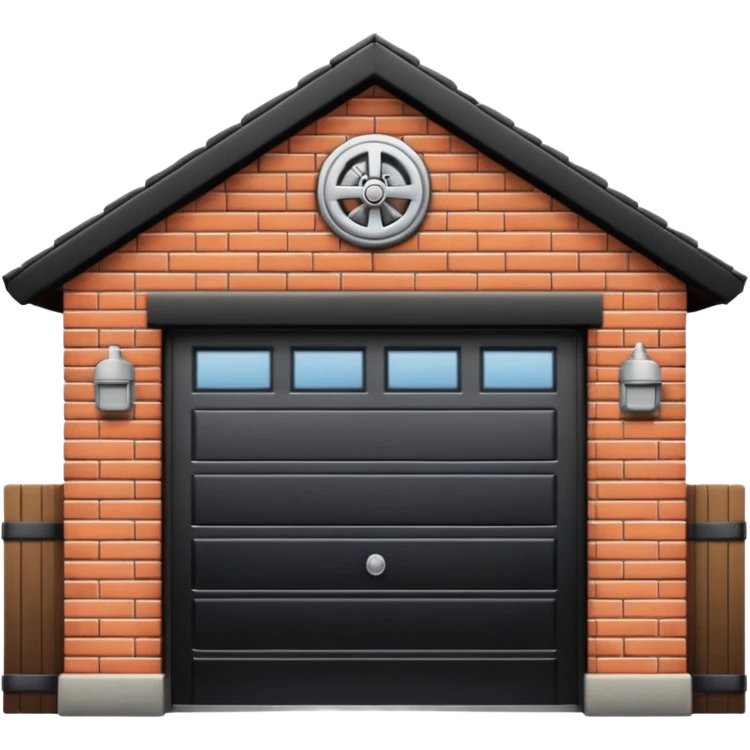 garage near the house emoji