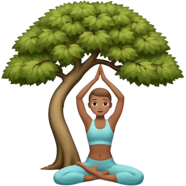 tree yoga pose emoji