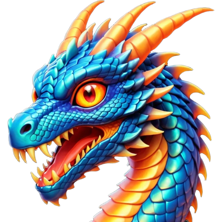 Alien dragon emoji