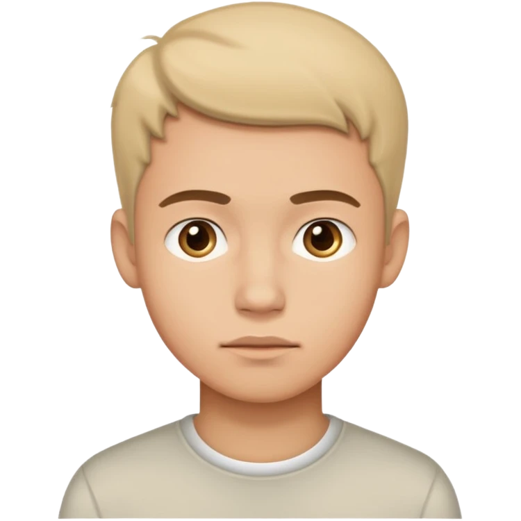 Young man showing possible options emoji