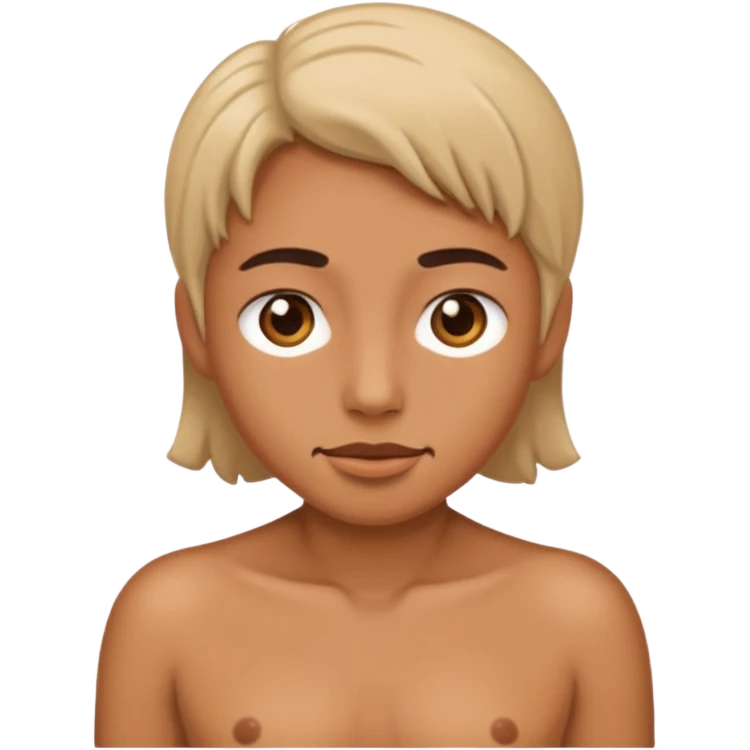  wearing nothing bottom emoji