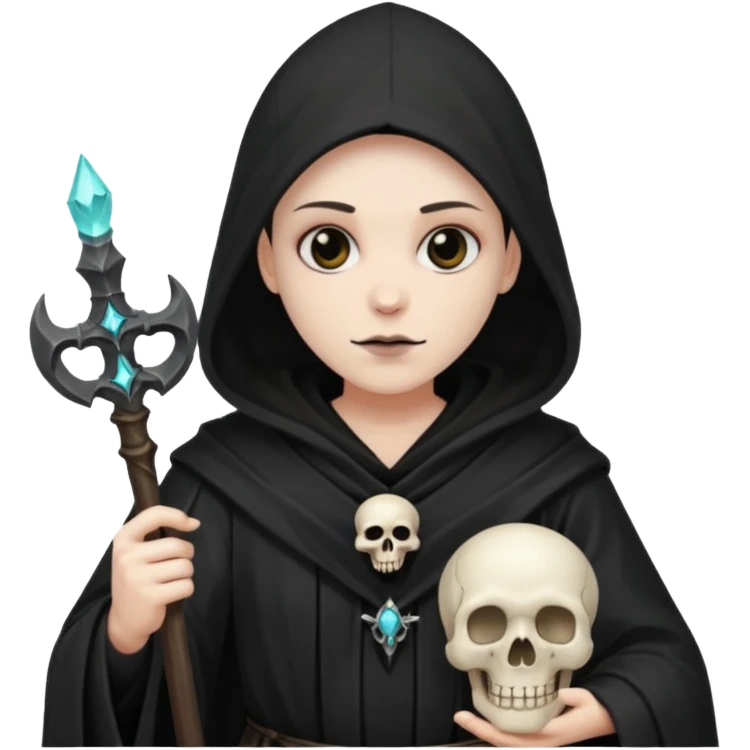 Dark necromancer – Skull staff














 emoji