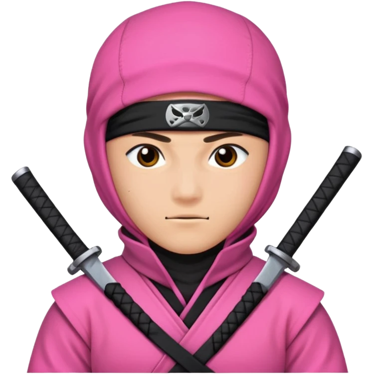 🥷but pink emoji