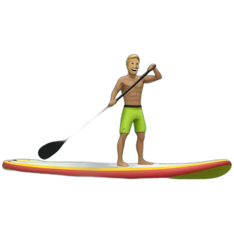 Stand up paddle emoji