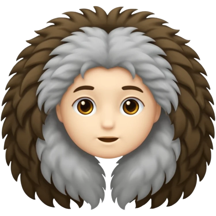 Сделай смайлик мальчика с fluffy hair и oversize одеждой  emoji
