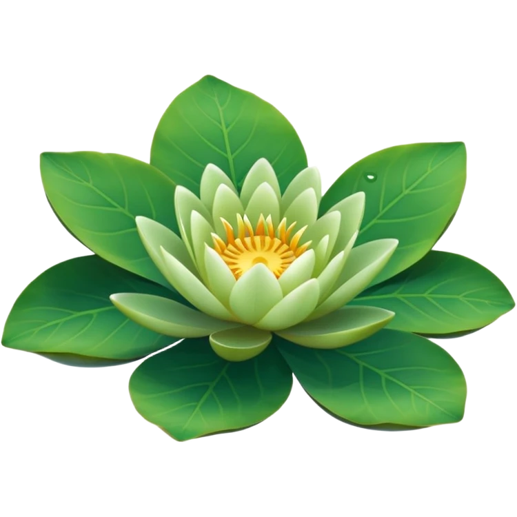 water lily leaf emoji