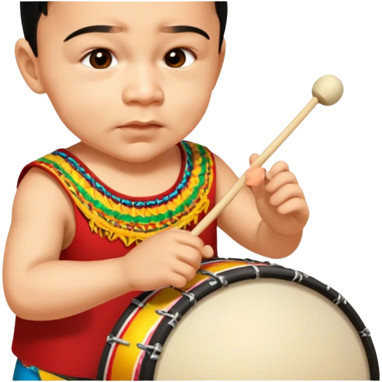 Festive Drummer emoji