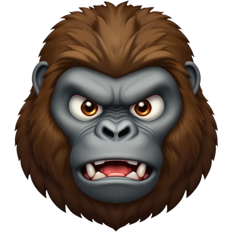 Angry gorilla emoji