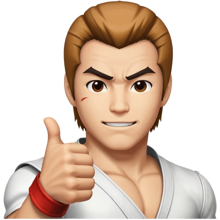 steve from tekken showing thumbs up emoji