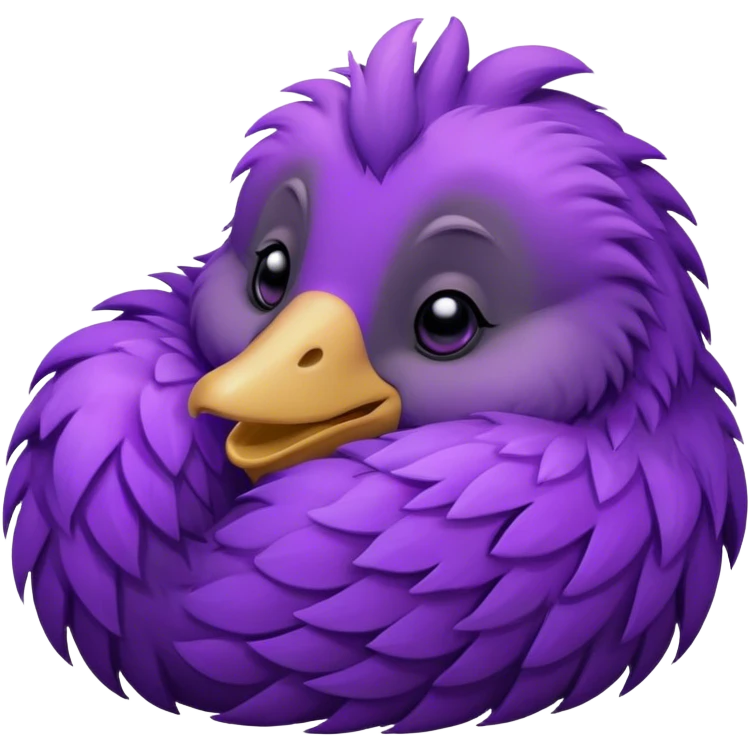 Un noctali qui fait dodo emoji