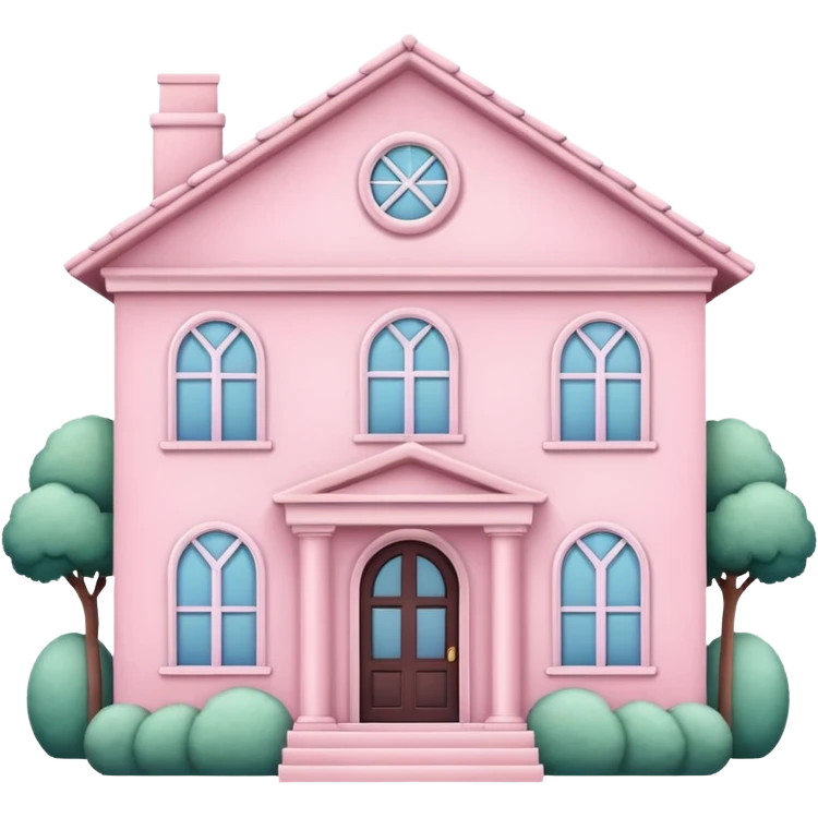Pink House emoji