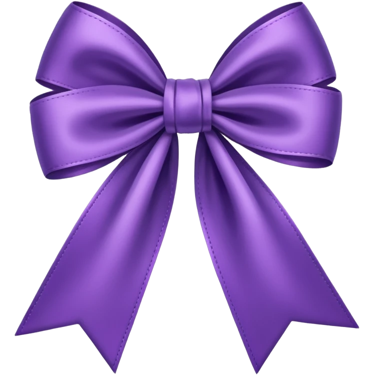 🎀in purple color  emoji