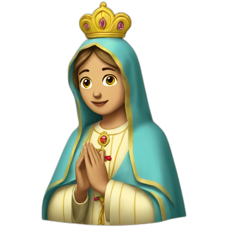 La Virgen Maria emoji | AI Emoji Generator