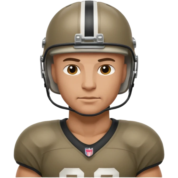bald football player emoji