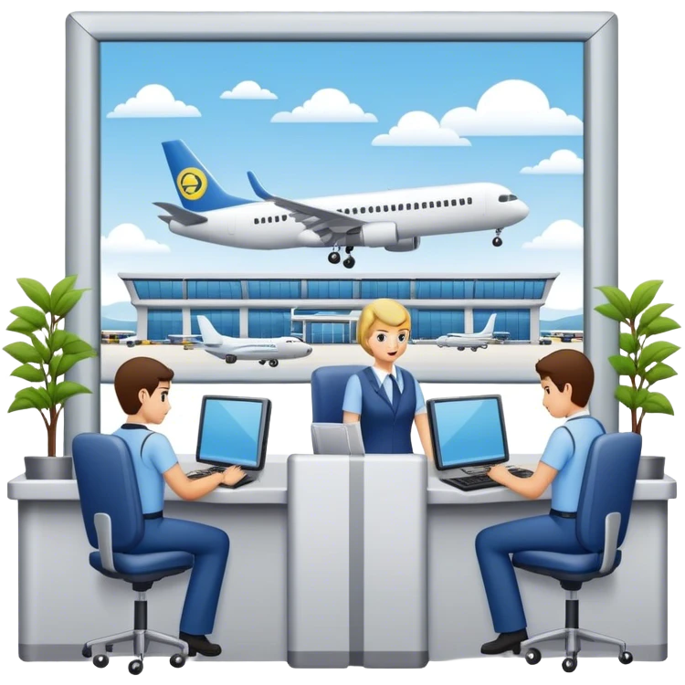 Airport jobs emoji