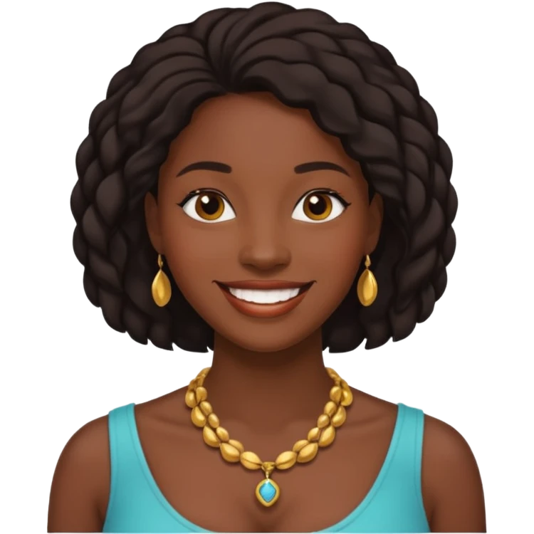 Black lady emoji
