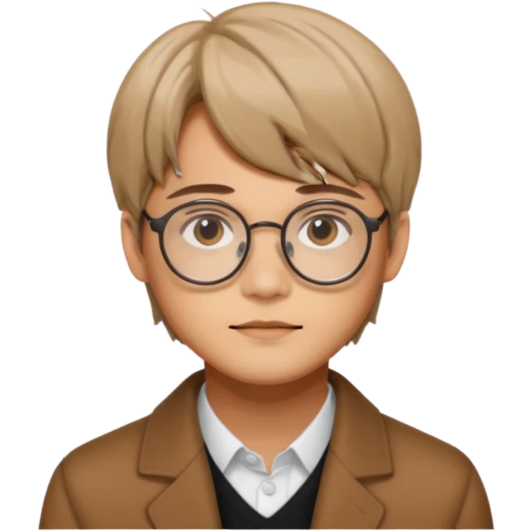kim taehyung do bts moreno de óculos  emoji