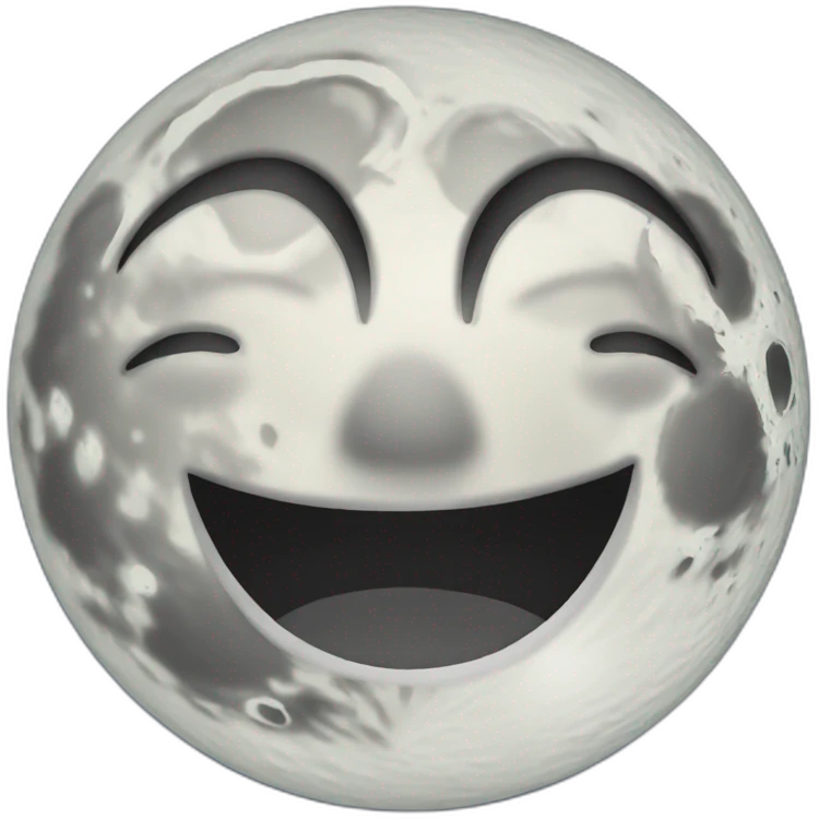 full moon with face ios emoji