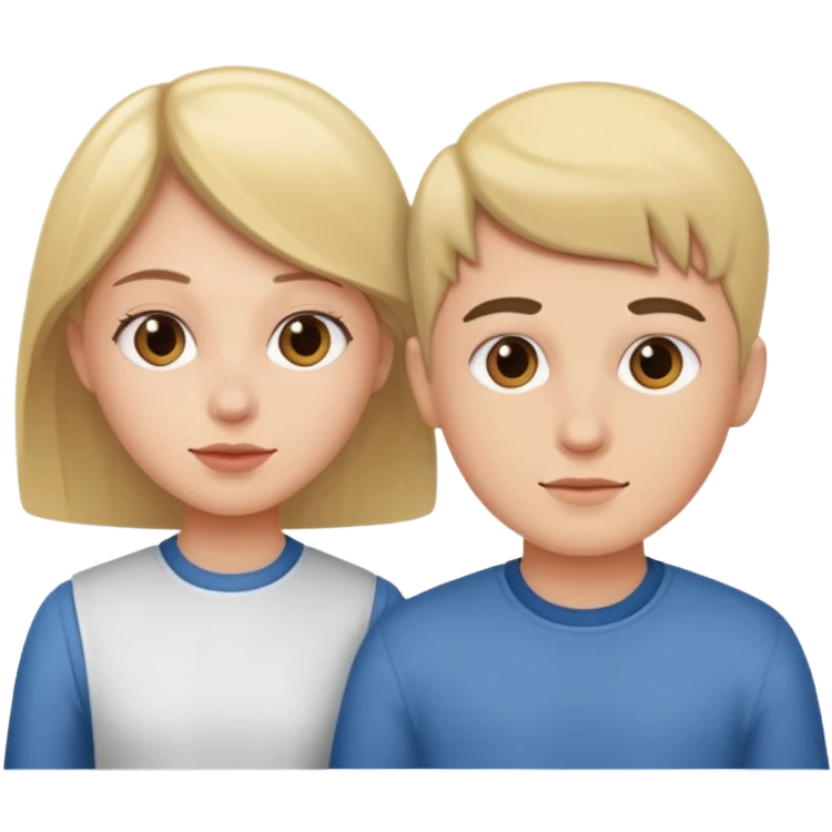 Sister brother emoji