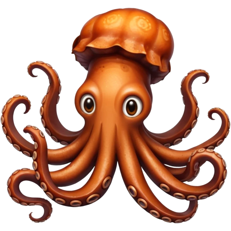 cooked octopus tentacles emoji