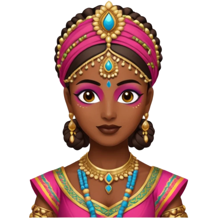 indian dancer face emoji