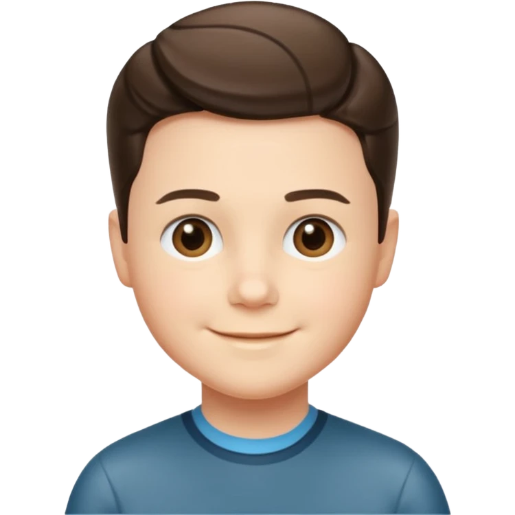 Young Sheldon smiling emoji