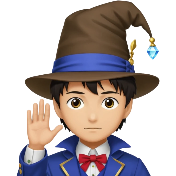 Kaito Kuroba in the famous detective conan story emoji