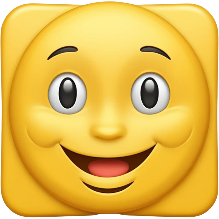 Clube yellow with a face emoji