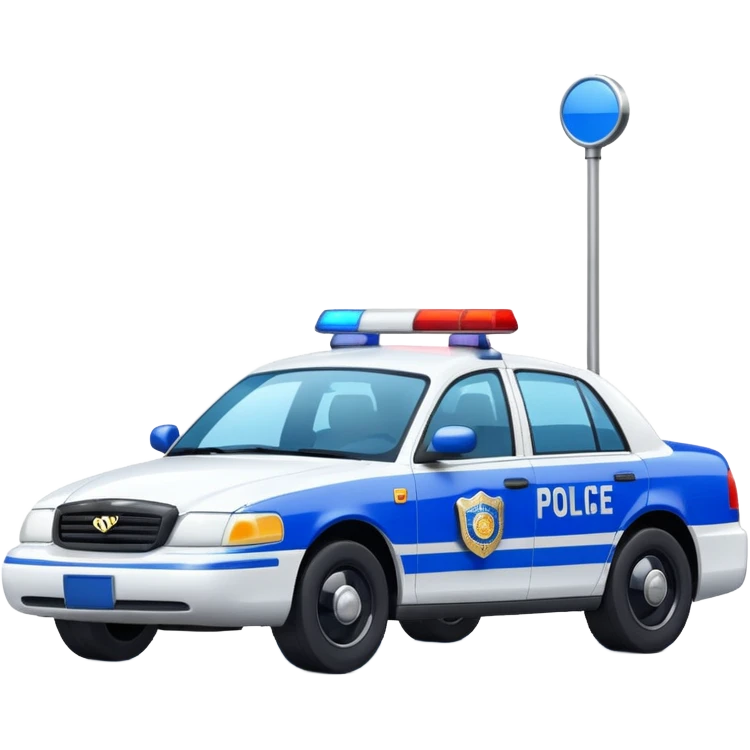 police car emoji