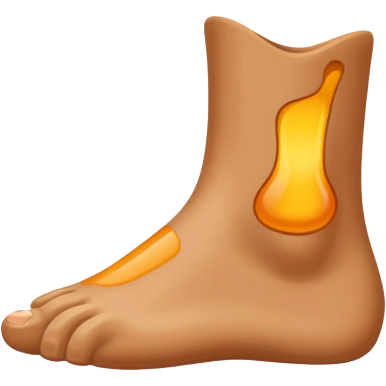 😋🦶🏻 emoji