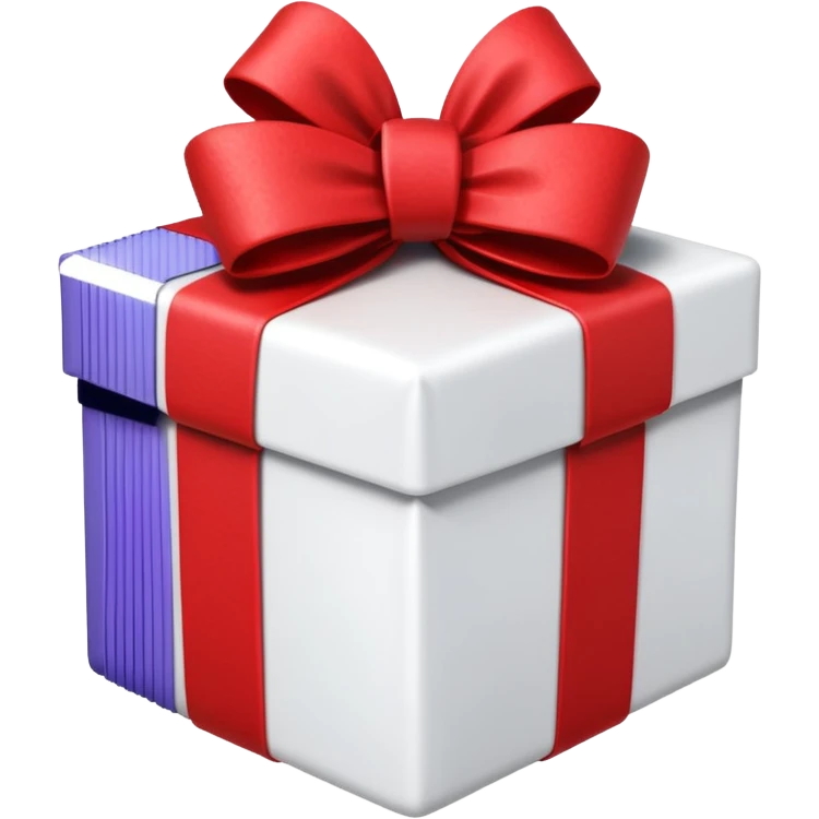 white present with bow emoji