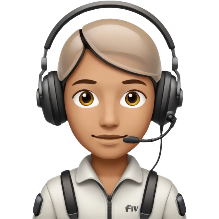 A fpv drone racer emoji