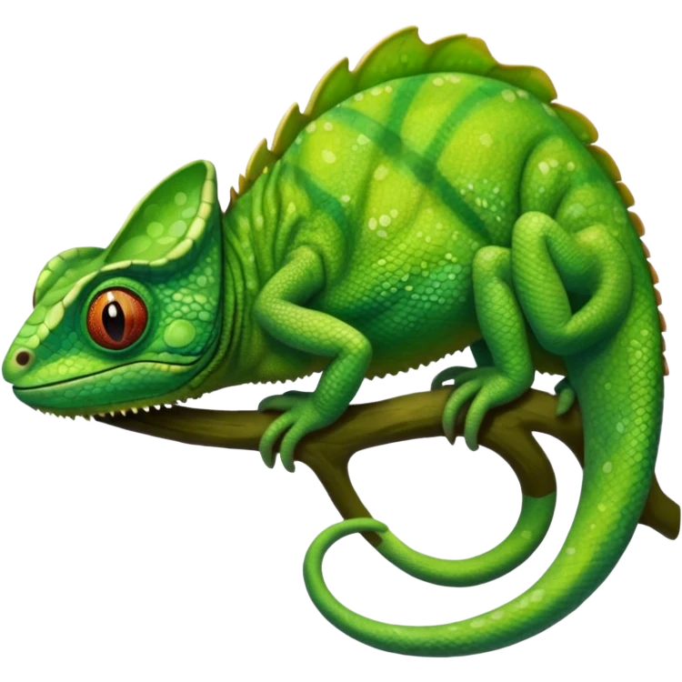 Chameleon from ralunzel emoji