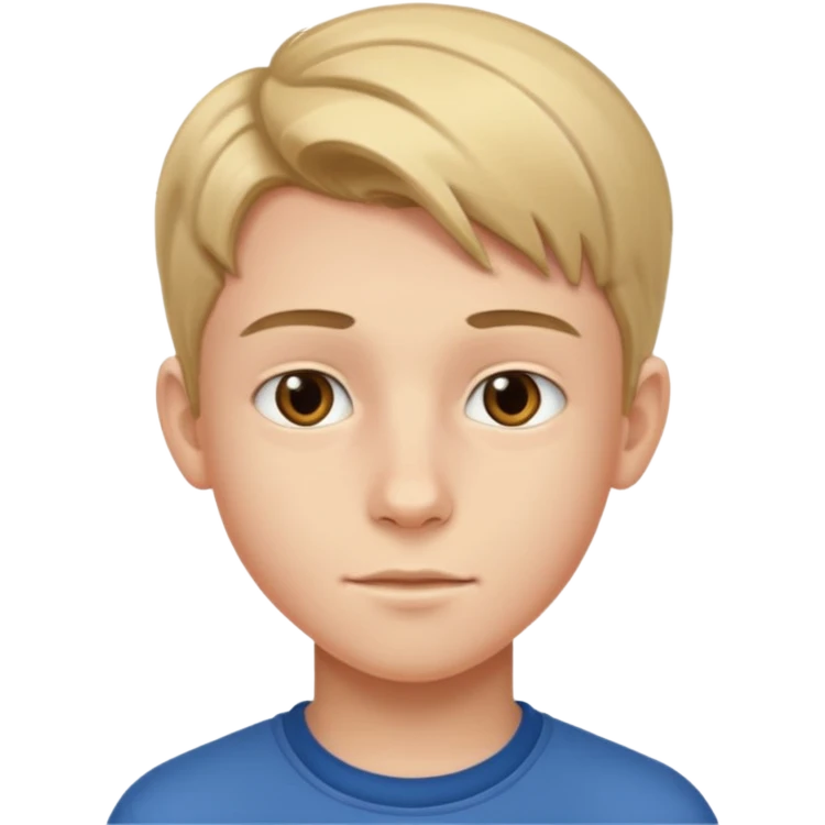 잘생긴 14세 소년 emoji