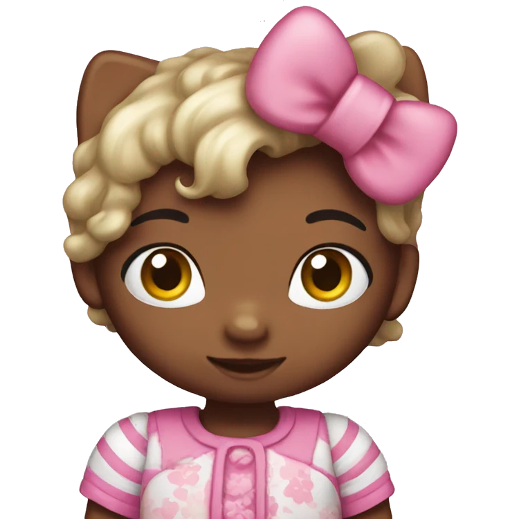 Hello kitty pink emoji