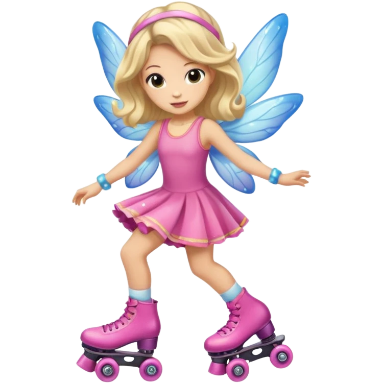 fairy on roller skates emoji