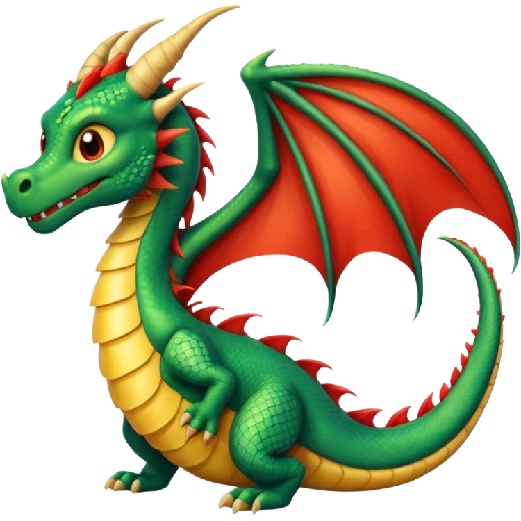 Dragon tail emoji