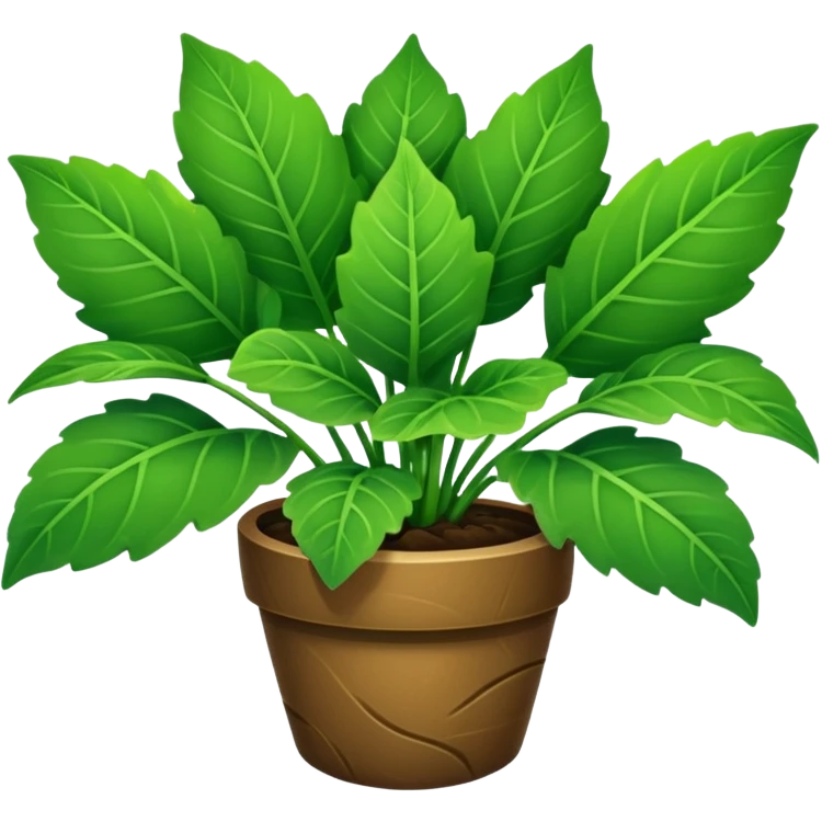 Leafy green emoji
