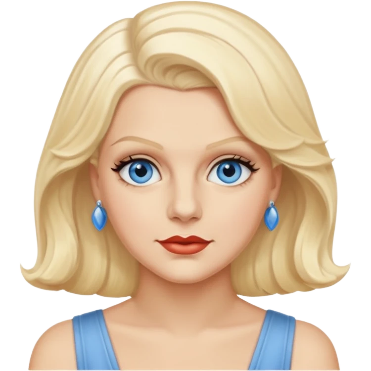 Jean Harlow blue eyes  emoji